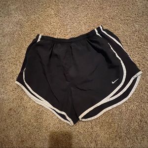 black nike shorts